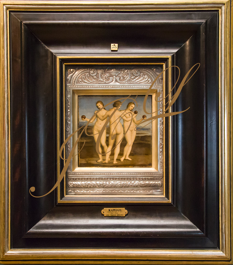 Tableau du Peintre Raphaêl au Musée Condé de Chantilly.